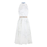 Prada Embroidered Organza Dress