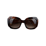 Prada Women’s Opaque Gradient Dark Brown Lenses Sunglasses