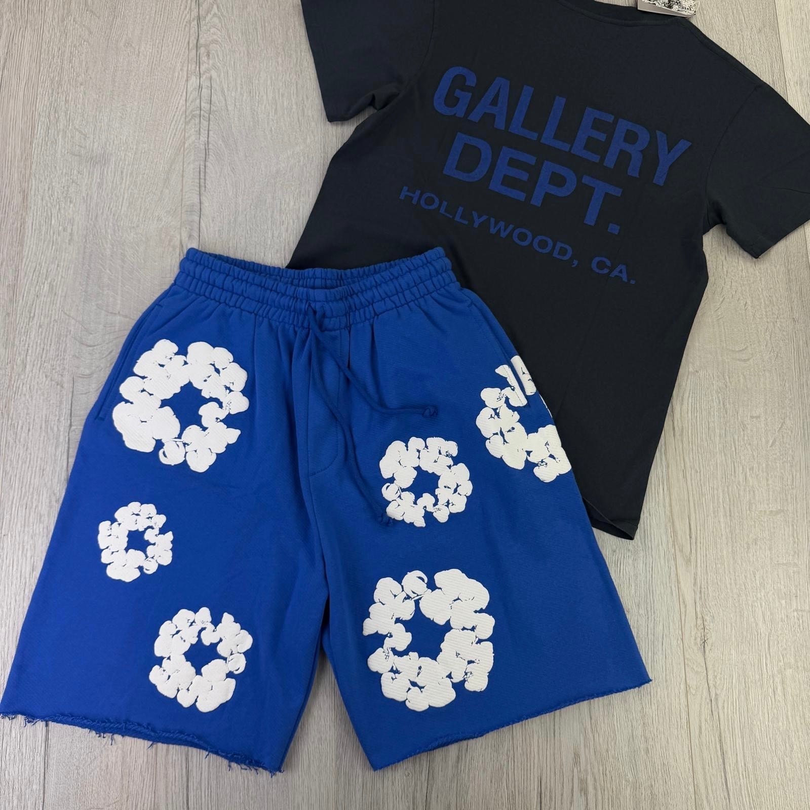 Gallery Dept Men’s T-shirt & Denim Tears Shorts Set - Morely TrendsGallery Dept Type here:)