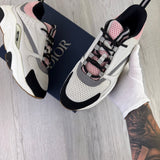 Dior B22 Men’s Pink Grey & White Trainers - 45 (Uk 10/10.5)