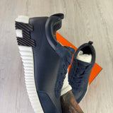 Hermes Men’s Navy Leather Bouncing Sneakers - Uk 11 - Morely TrendsHermes Type here:)