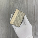 Gucci GG Interlocking Cream Card Holder