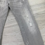 Dsquared2 Men’s Grey Distressed Jeans - 46 (Uk 30)