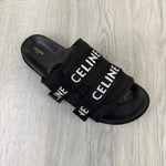 Celine Men’s Black Logo Sandals - Uk 11 - Morely TrendsCeline Type here:)