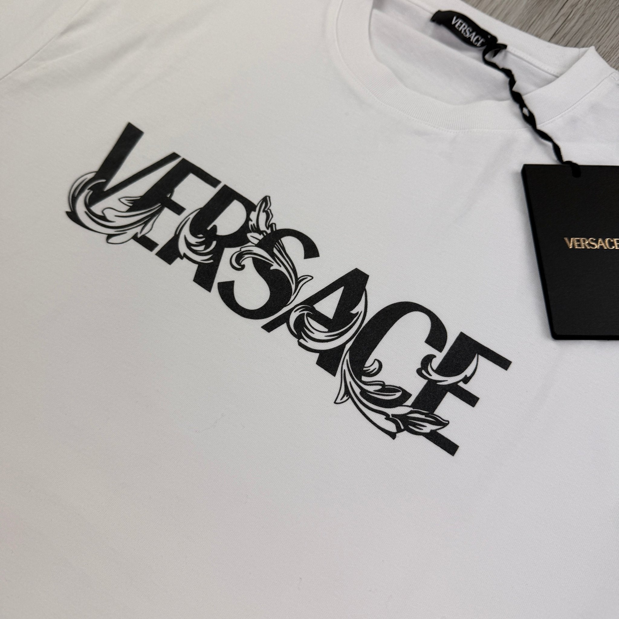 Versace Men’s White T-shirt - Morely TrendsVersace Type here:)