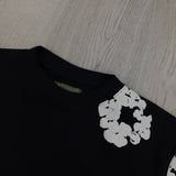 Denim Tears Men’s Black Longsleeve T-shirt - Medium