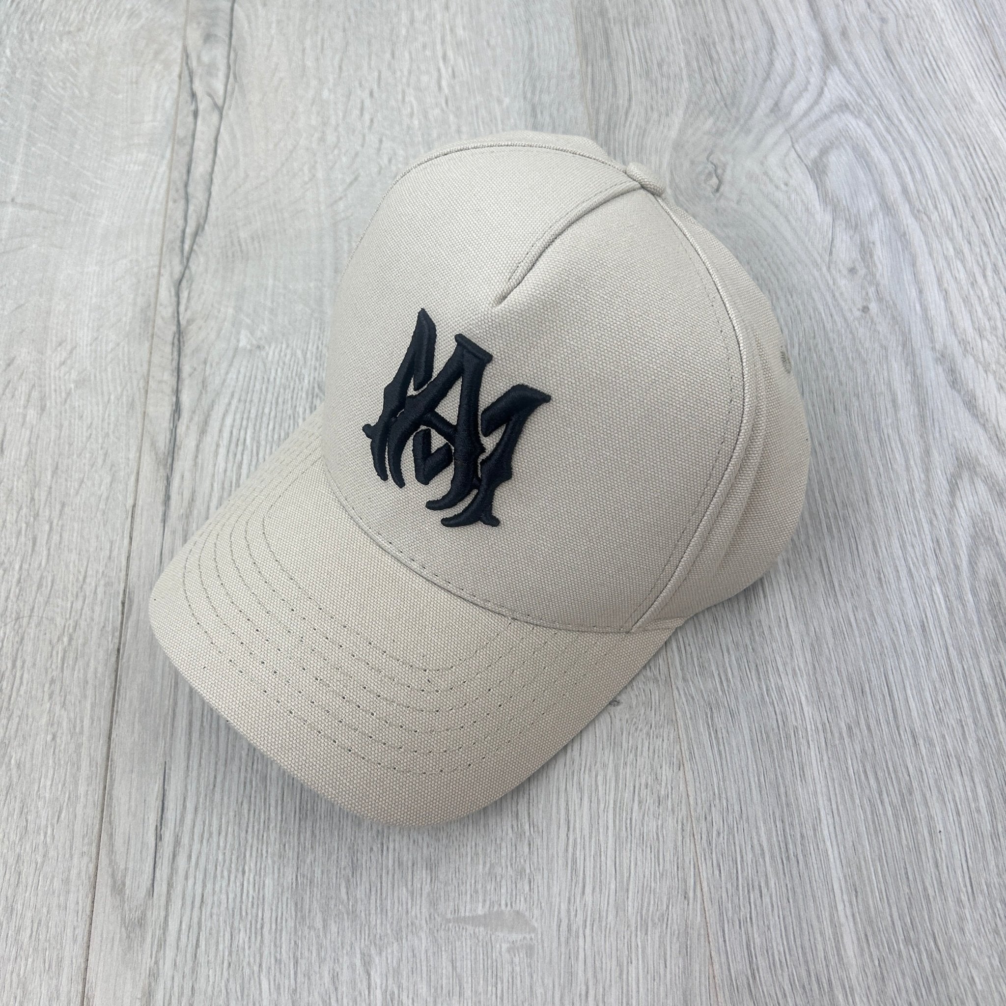 Amiri Men’s Beige MA Logo Full Canvas Cap - Morely TrendsAmiri Type here:)
