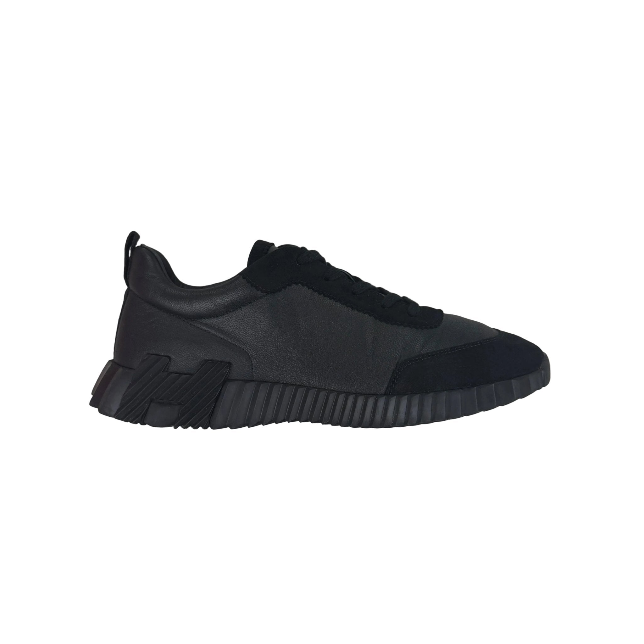 Hermes Men’s All Black Suede Bouncing Sneakers - 42.5 Fit (Uk 8.5) - Morely TrendsHermes Type here:)
