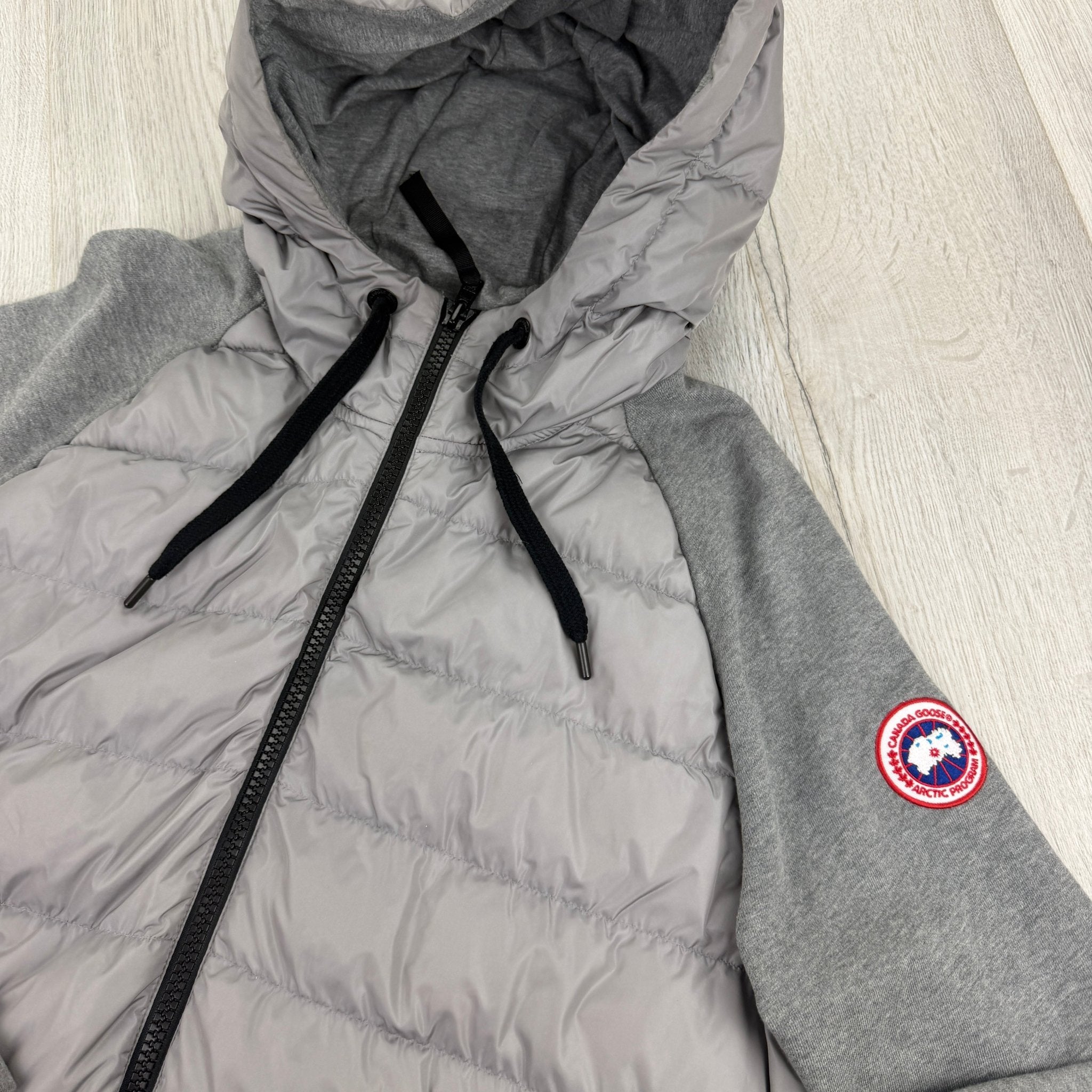 Canada Goose Men’s Grey Zip-up Padded Hoodie - Large - Morely TrendsCanada goose Type here:)