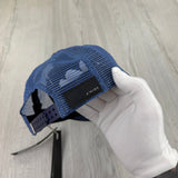 Amiri Men’s Blue Baseball Cap White Embroidered Logo