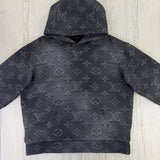 Louis Vuitton Men’s Black 3D Illusion 2054 Pullover Hoodie - Medium Slim (Fit XS/S)