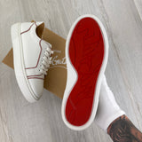 Christian Louboutin Women’s White Sneakers - 40.5 (Fit Uk 6.5)