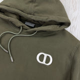 Dior Men’s Khaki Green Pullover Hoodie - XL Slim