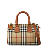 Burberry Checked Mini Bowling Bag