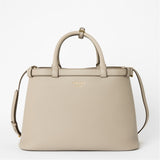 Prada Buckle Leather Double Belt Handbag
