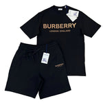 Burberry Men’s Black T-shirt & Shorts Set - Morely TrendsBurberry Type here:)