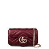 Gucci Rosso Ancora Gg Marmont Mini Shoulder Bag