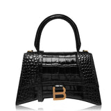 Balenciaga Hourglass Small Crocodile Handbag