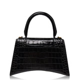 Balenciaga Hourglass Small Crocodile Handbag