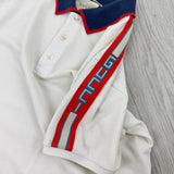 Gucci Men’s White Short Sleeve Polo - Small