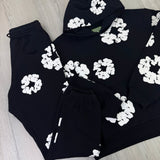 Denim Tears Black White Tracksuit - Medium