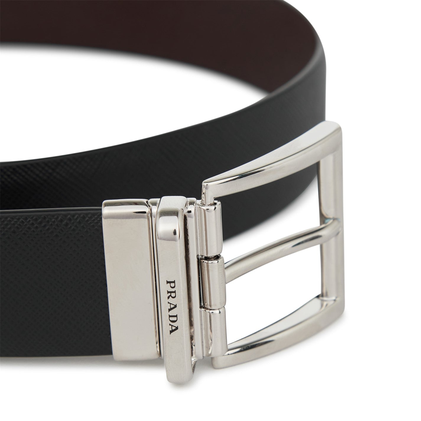 Prada Reversible Saffiano Leather Belt