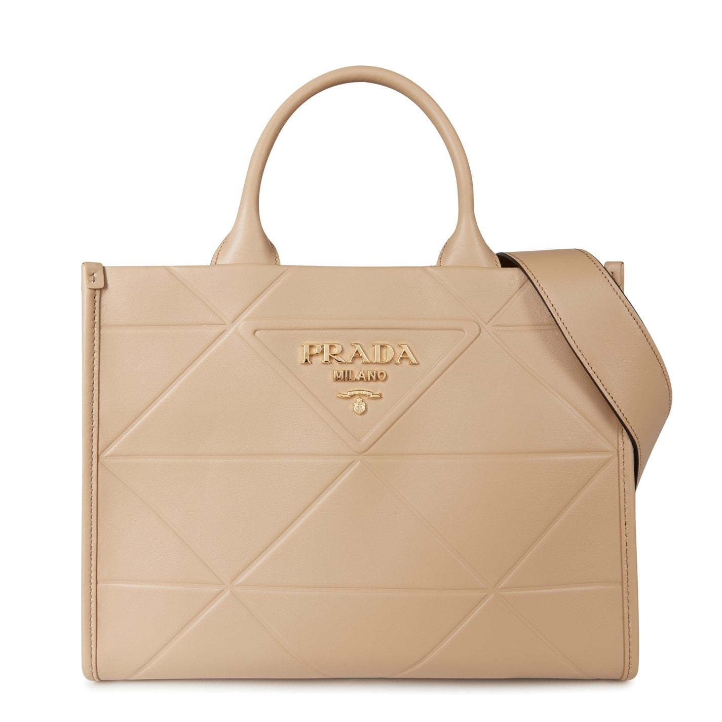 Prada Quilted Medium Tote Bag