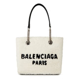 Balenciaga Shearling Tote Bag