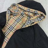 Burberry Men’s Vintage Check Reversible Windbreaker Jacket - Large