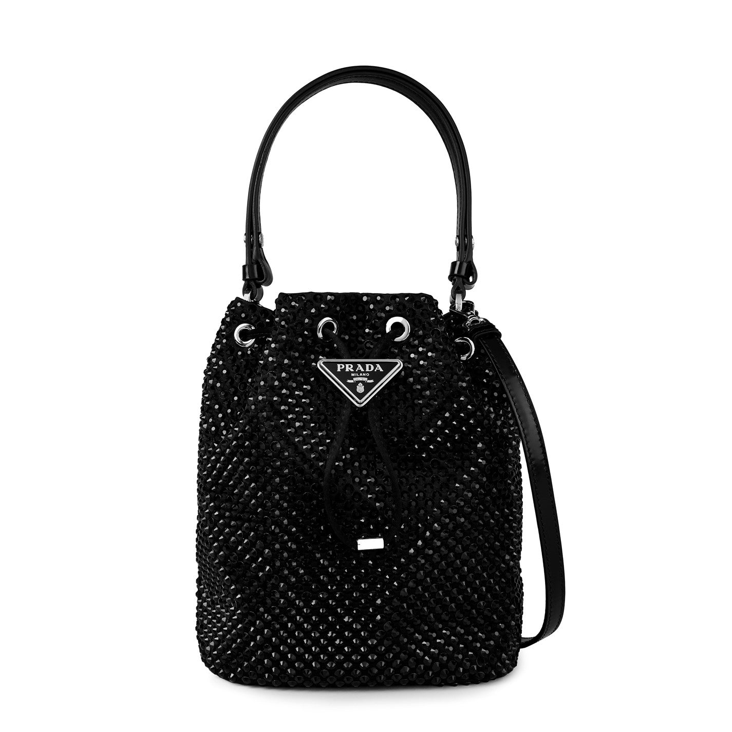 Prada Crystal Bucket Mini-Bag