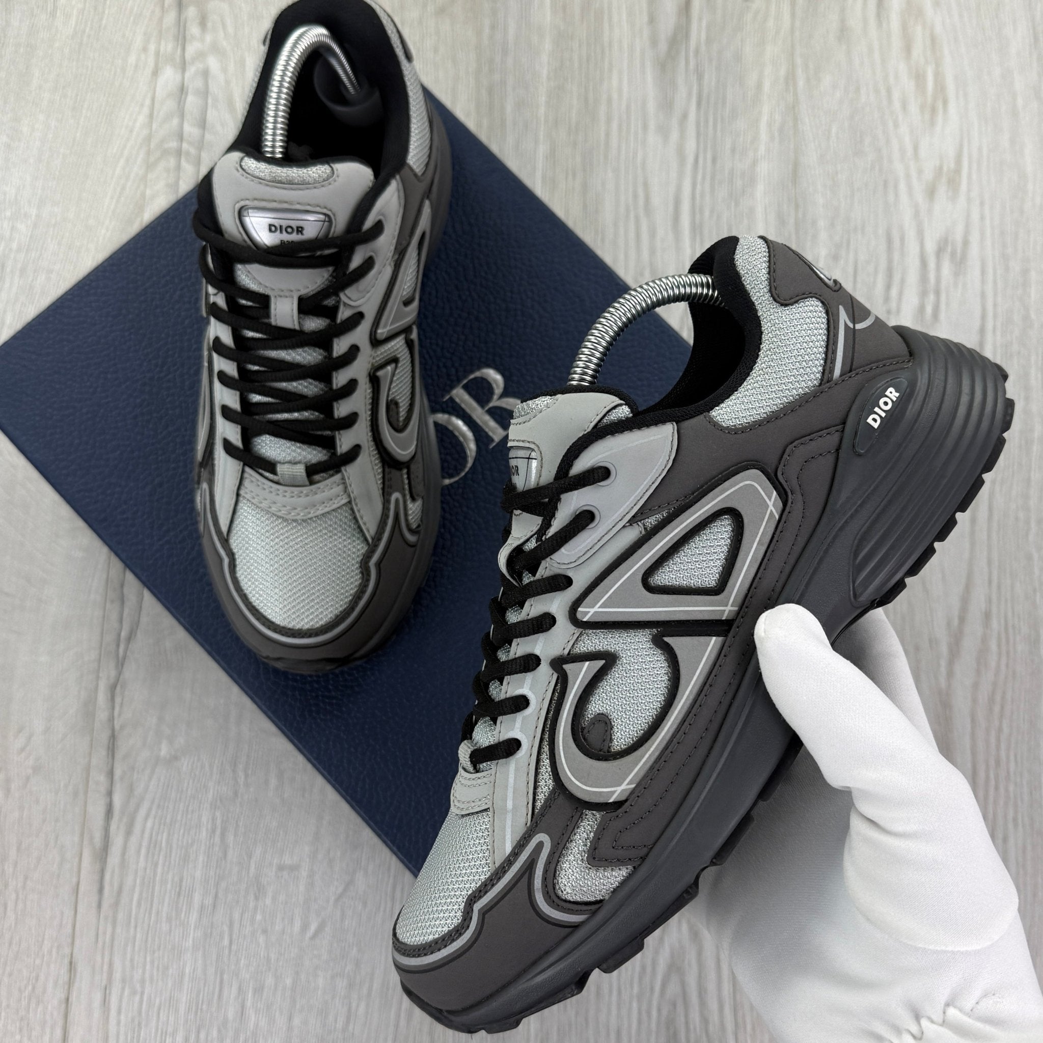Dior B30 Men’s Dark Grey Anthracite Runners - 40 (Uk 6/6.5) - Morely TrendsDior Type here:)