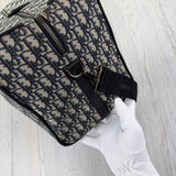 Dior Oblique Jacquard Lingo 50 Boston Bag Travel Bag - Morely TrendsDior Type here:)