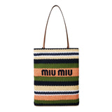 Miu Miu Crochet Stripe Bag