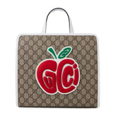 Gucci Gg Tote Bag With Patch Juniors