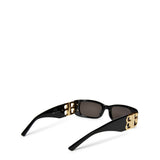Balenciaga Dynasty Rectangle Frame Sunglasses