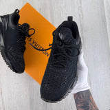 Louis Vuitton Men’s VNR Black Trainers - Uk 8