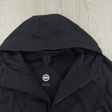 Canada Goose Men’s Black Rain Jacket Black Badge - XL (Fit XXL)
