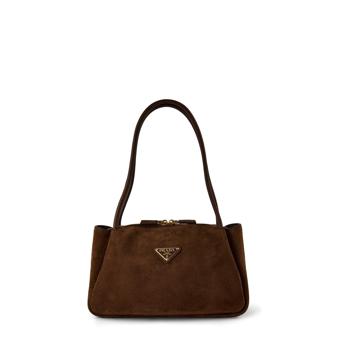 Prada Medium Suede Shoulder Bag