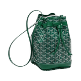 Goyard Petit Flot Bucket Bag Green