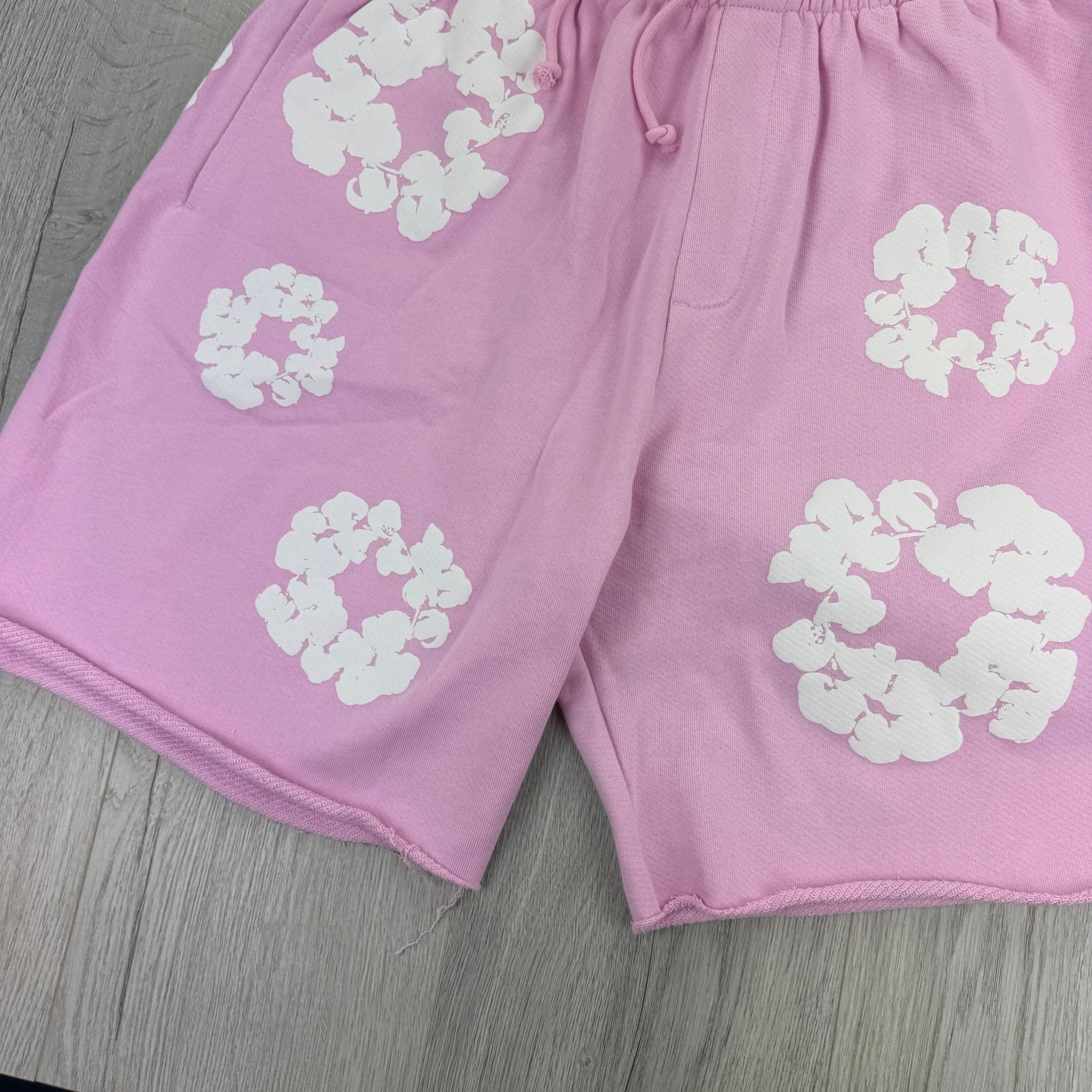 Denim Tears Men’s Pink Hoodie & Shorts Set - Morely TrendsDenim Tears Type here:)