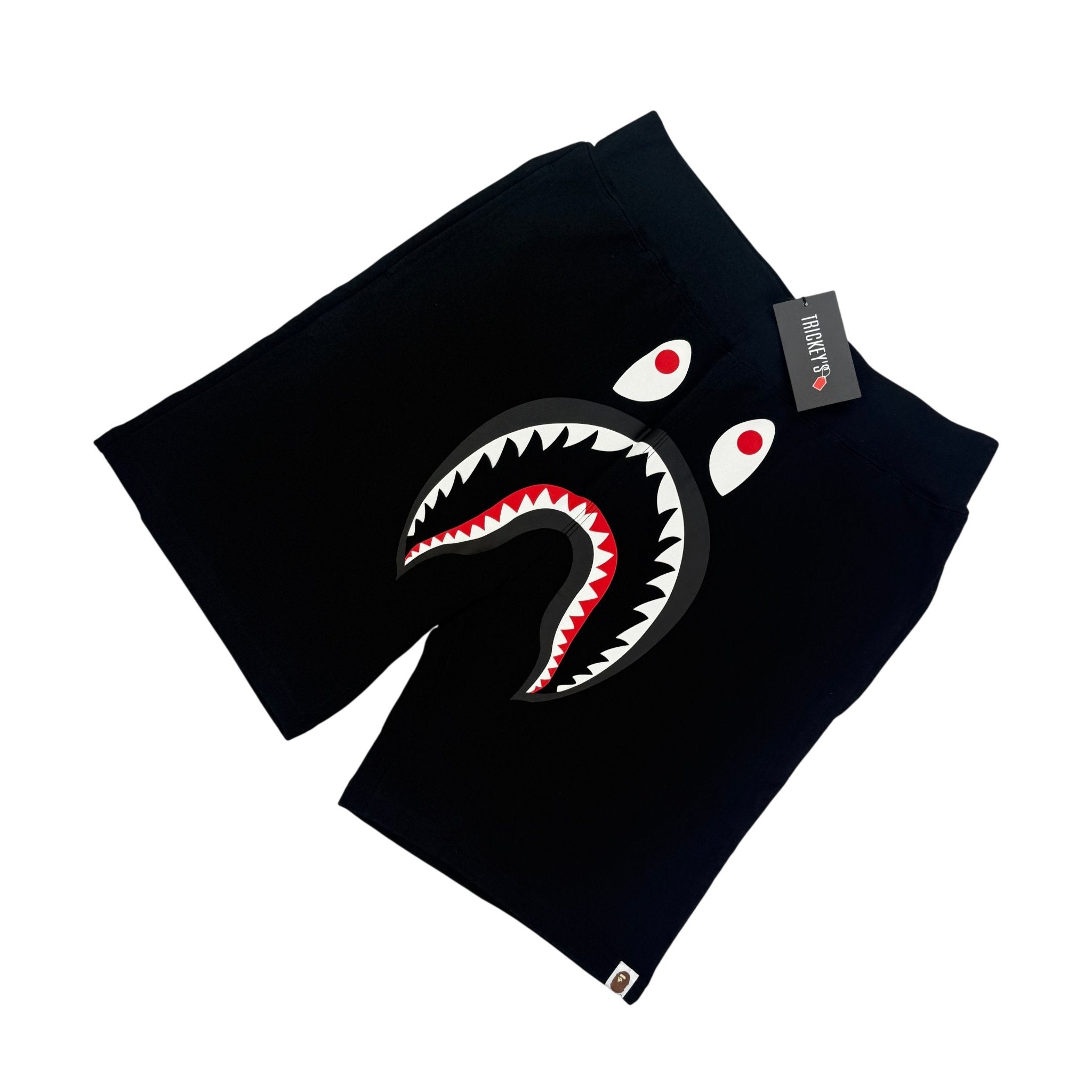 Bape Men’s Black Front Shark Shorts - Morely TrendsBape Type here:)