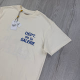 Gallery Dept Men’s Cream Blue T-shirt