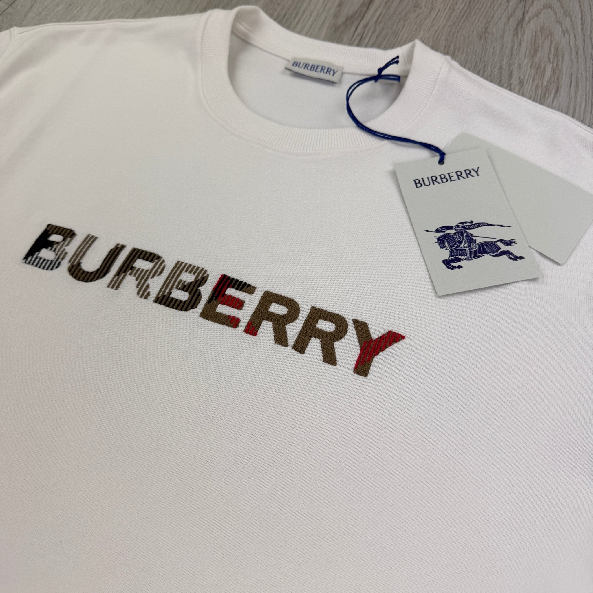 Burberry Men’s White T-shirt & Shorts Set - Morely TrendsBurberry Type here:)