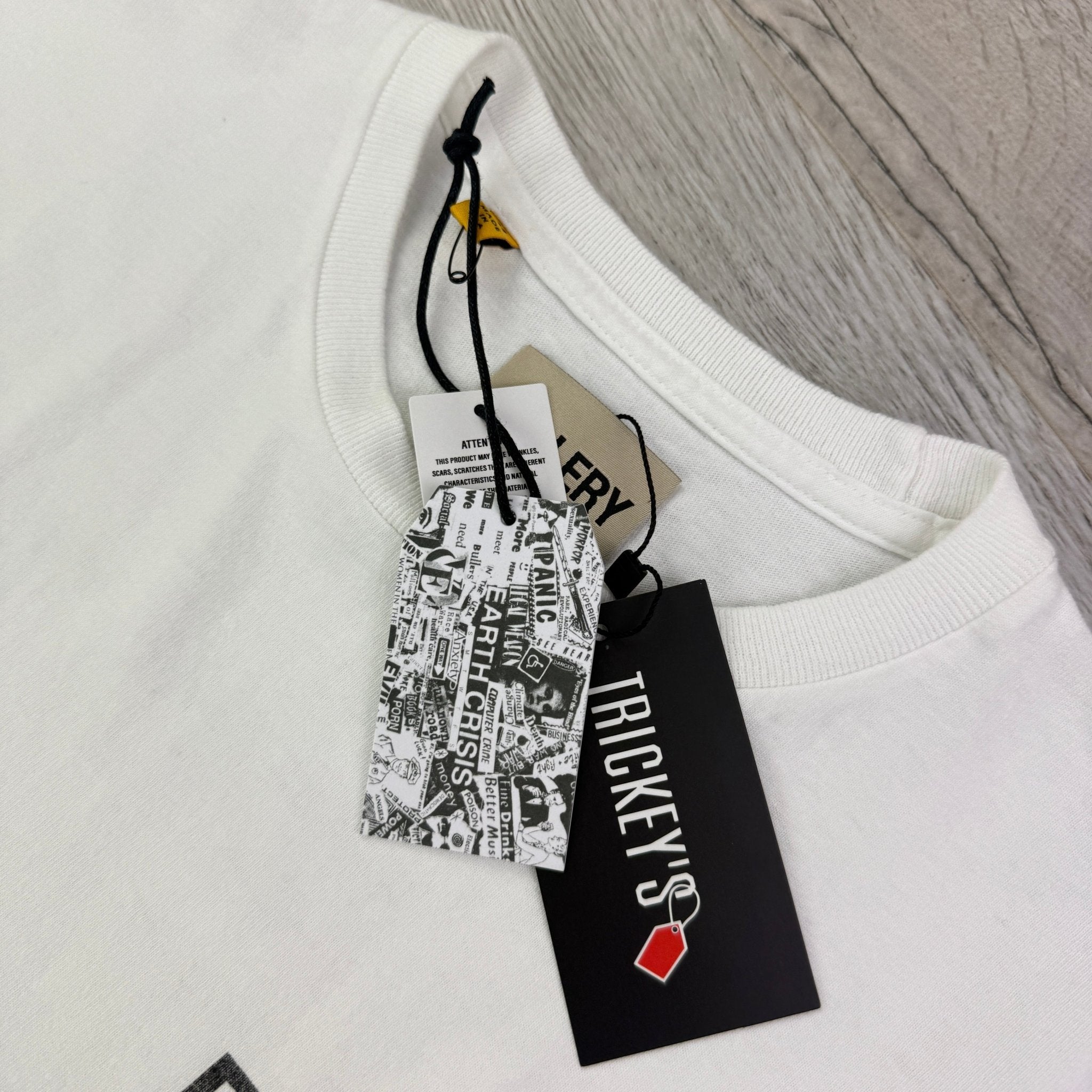 Gallery Dept Men’s White T-shirt - Oversized - Morely TrendsGallery Dept Type here:)