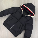 Moncler Men’s Black Champsaur Jacket Black Badge - Size 0