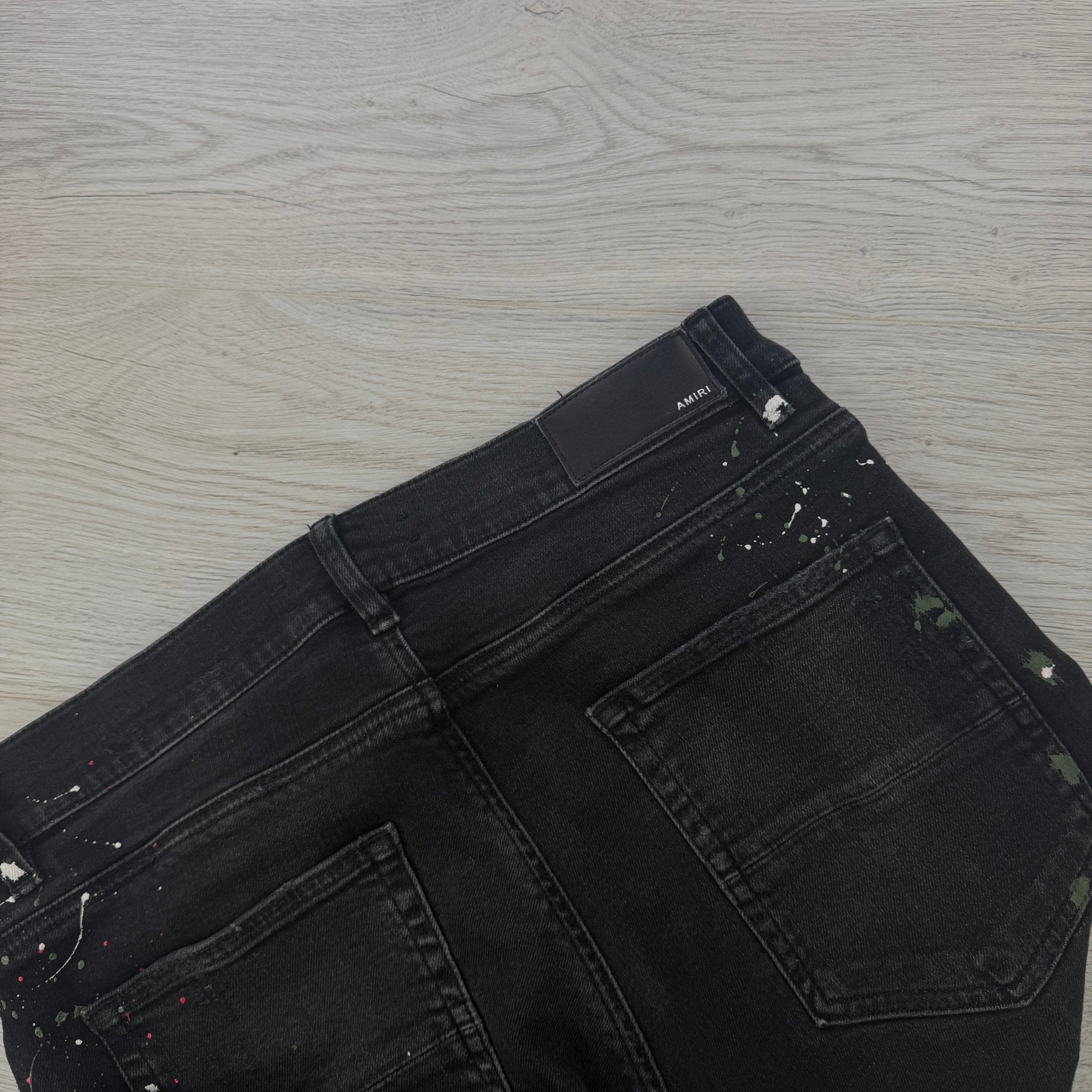 Amiri Men’s MX1 Aged Black Distressed Jeans - Uk 34 - Morely TrendsAmiri Type here:)