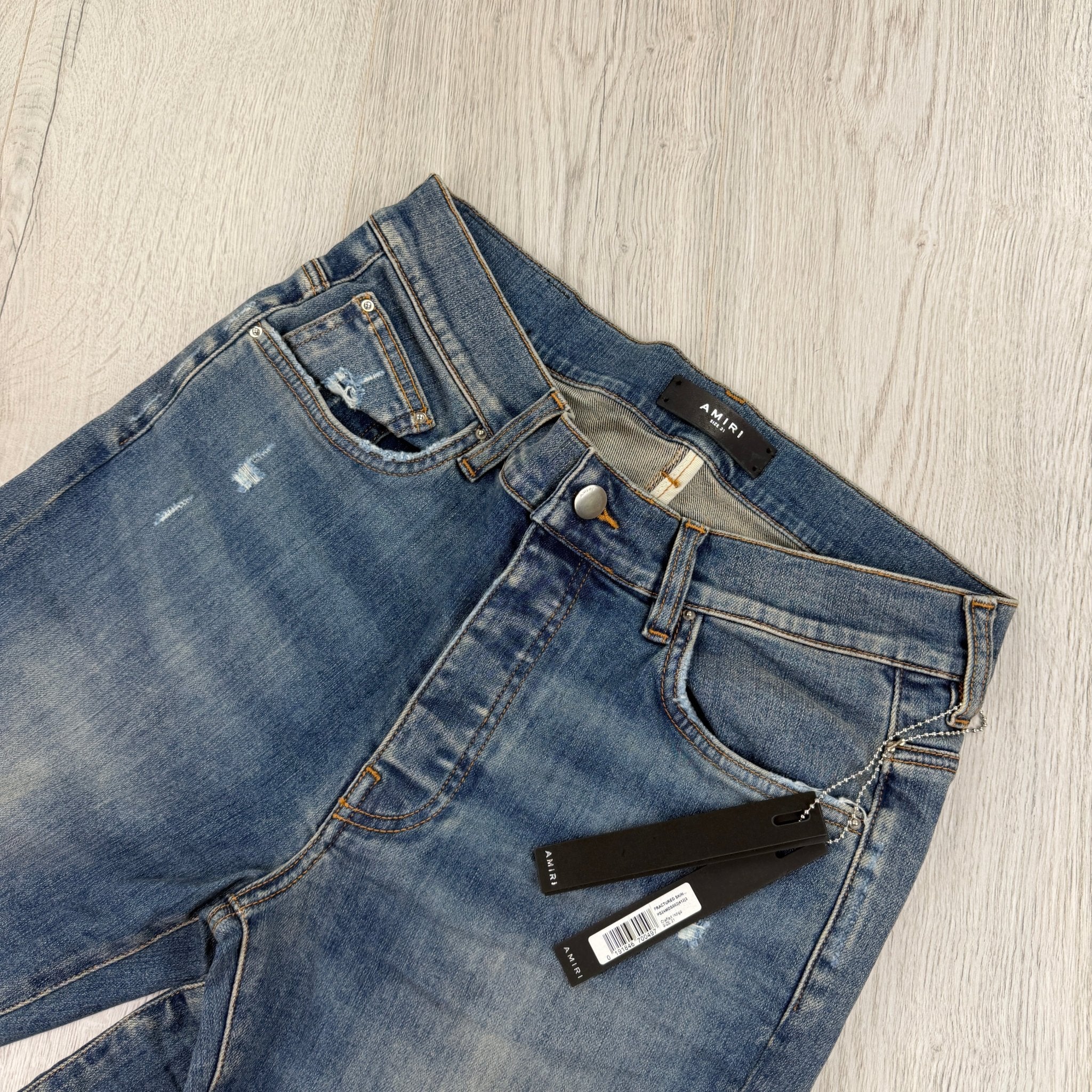 Amiri MX1 Men’s Blue Distressed Jeans - Morely TrendsAmiri Type here:)
