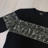 Fendi Men’s Black Crewneck Jumper - Small Slim