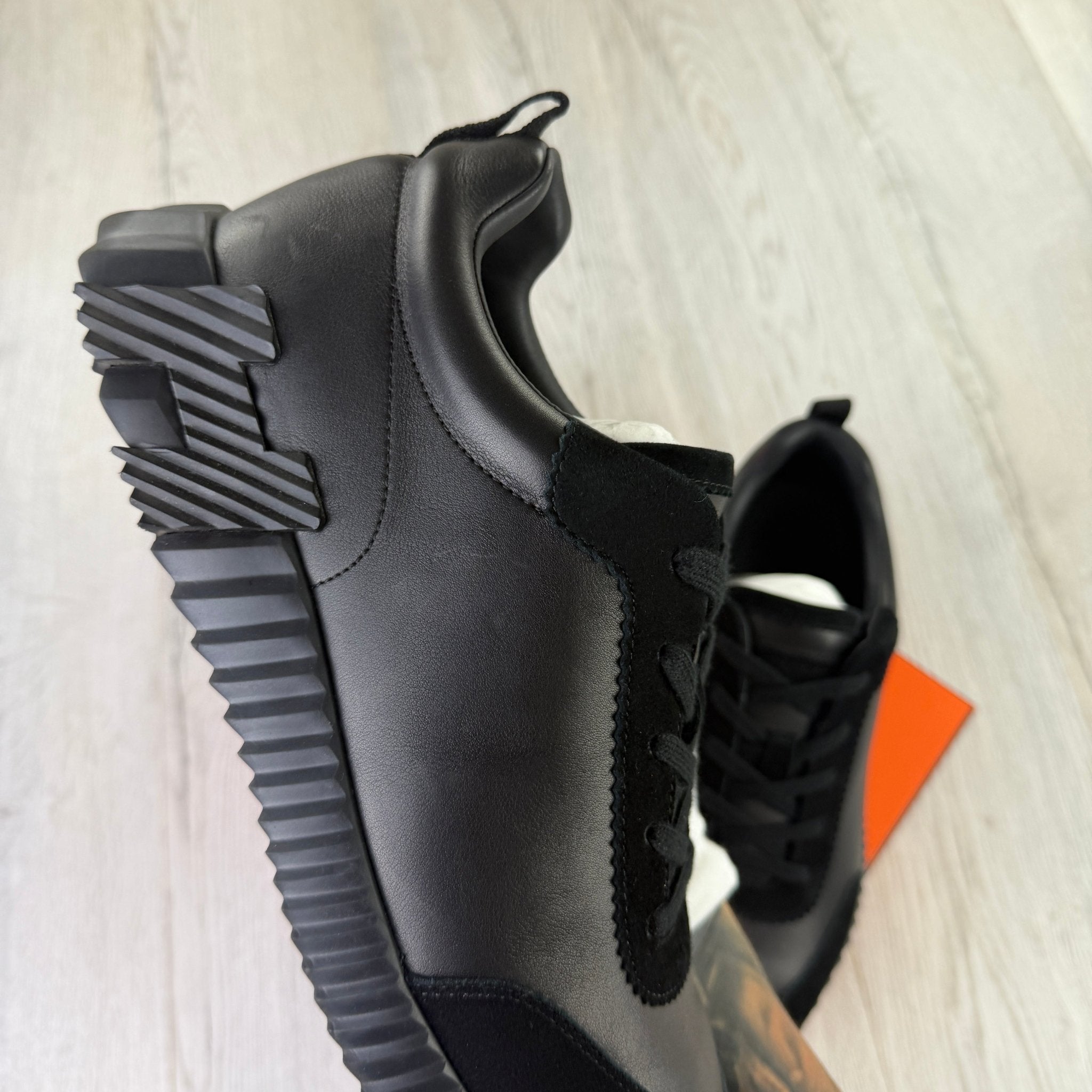 Hermes Men’s All Black Suede Bouncing Sneakers - Uk 11 - Morely TrendsHermes Type here:)