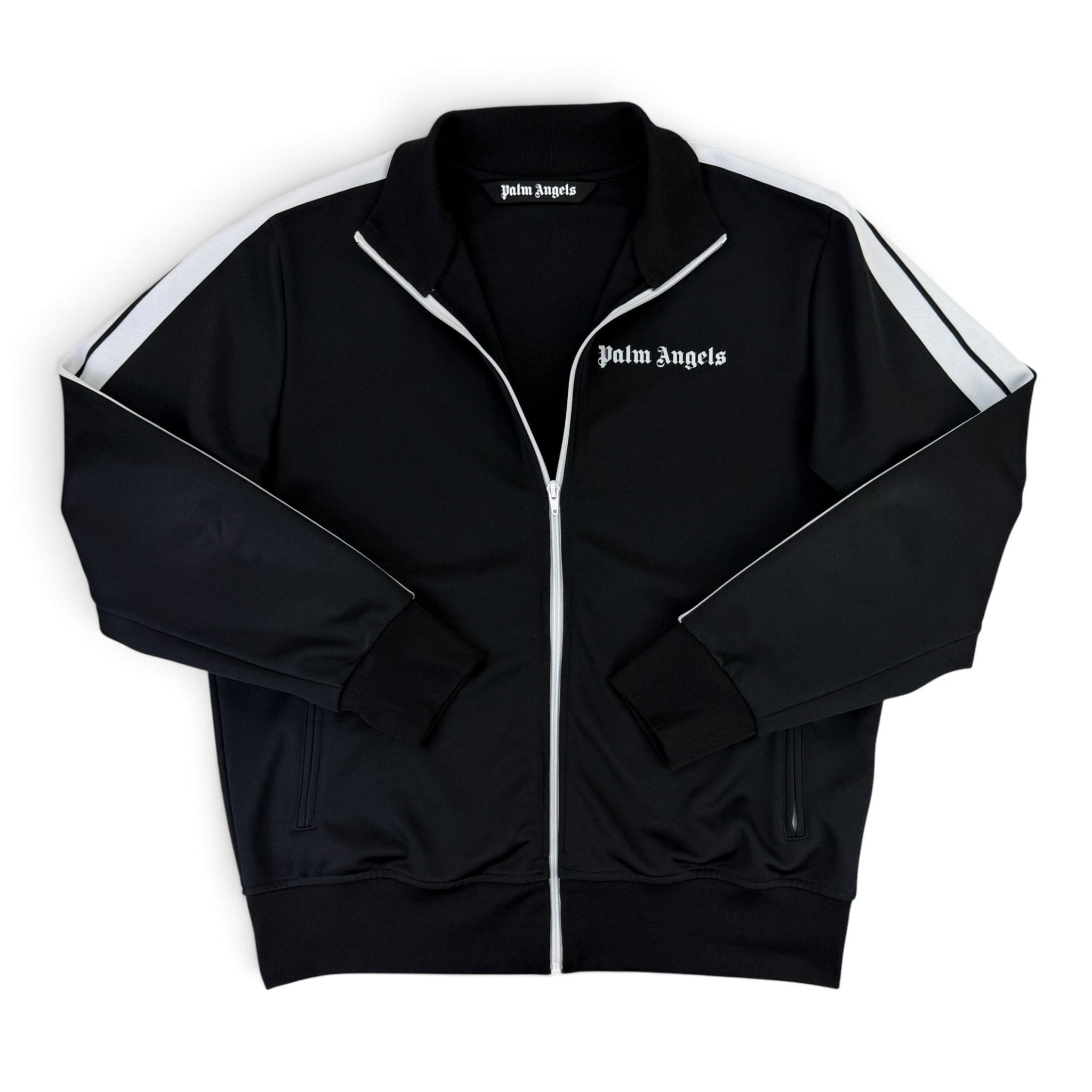 Palm Angels Men’s Zip-up Black Track Jacket - XL Slim - Morely TrendsPalm Angels Type here:)